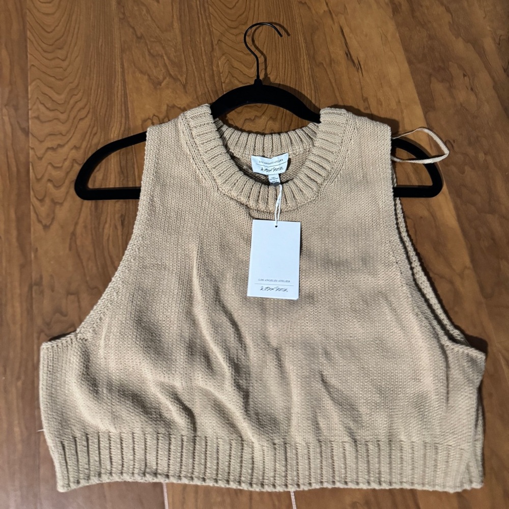 & Other Stories Cropped Knit Top